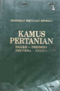 Image of Kamus Pertanian : Inggris - Indonesia, Indonesia - Inggris