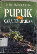 Pupuk dan Cara Pemupukan