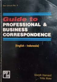 Image of Guide to Professional & Business Correspondence