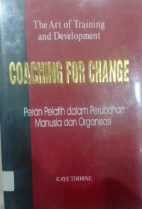 Image of The art of Training and Develpment: Coaching For Change