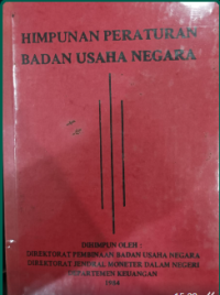 Image of Himpunan Peraturan Badan Usaha Negara
