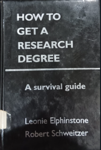 Image of How to Get a Research Degree : A Survival Guiide