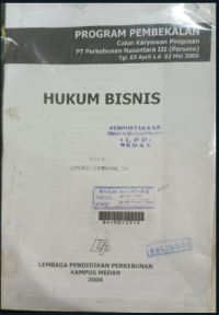 Image of Hukum Bisnis