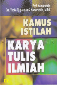Image of Kamus Istilah Karya Tulis Ilmiah