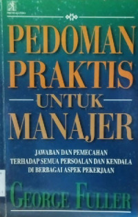 Image of Pedoman Praktis Untuk Manajer