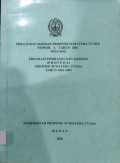 Peraturan Daerah Propinsi Sumatera Utara Nomor 6 Tahun 2001