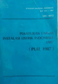 Peraturan Umum Instalasi Listrik indonesia 1987