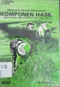 Petunjuk untuk Penyawah Komponen Hasil