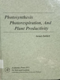 Image of Photosynthesis  Photorespiration, and Plant Productivity