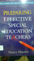 Preparing Effective Special Education Teachers