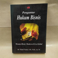 Image of Pengantar Hukum Bisnis (Menata Bisnis Modern di Era Global)