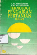 Teknologi Pengairaan Pertanaian Irigasi