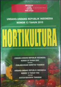 Image of Undang-Undang Republik Indonesia Nomor 13 Tahun 2010
