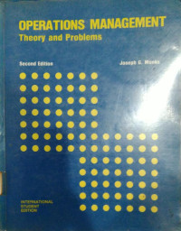 Image of Operations Management : Theory and Problems