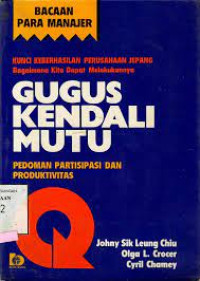 Image of Gugus Kendali Mutu: Pedoman Partisipasi Dan Produktivitas
