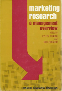 Image of Marketing Research A Management Overview