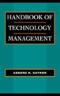 Handbook of Technology Management