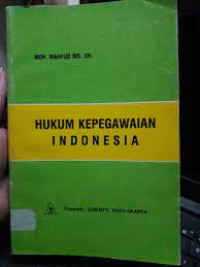 Image of Hukum Kepegawaian Indonesia