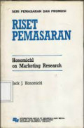 Riset Pemasaran : Honomichl On Marketing Research
