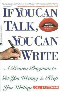 Image of If You Can Talk, You Can Write