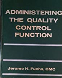 Image of Administring The Quality Control Function