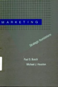 Marketing : Strategic Foundations