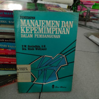 Image of Manajemen Dan Kepemimpinan Dalam Pembangunan