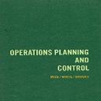 Image of Operations Planning  And Control