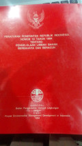 Peraturan Pemerintah Republik Indonesia Nomor 19 Tahun Pengelolaan Limbah Bahan Berbahaya dan Beracun