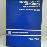 Image of Production and Operations Management : Concepts, Models and Behavior