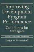 Improving Development Program Performance Guidelines For Managers