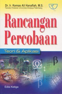 Image of Rancangan Percobaan Teori & Aplikasi