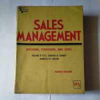 Image of Sales Management ( Decisions, Strategies, And Cases )