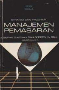 Image of Strategi dan Program Manajemen Pemasaran