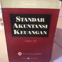 Image of Standar Akuntansi Keuangan 1 Oktober 1994