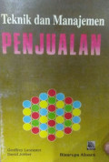 Teknik dan Manajemen Penjualan