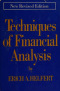 Techniques Of Financial Analysis