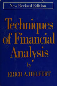 Image of Techniques Of Financial Analysis